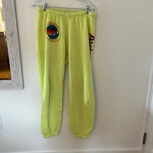 Neon Aviator Nation Sweatpants